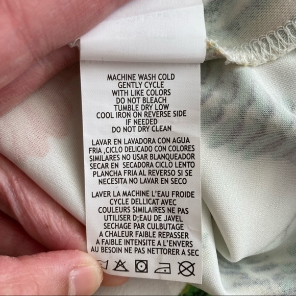 Tash + Sophie Flounce Sleeve Floral Mini Dress NWT Luau Hawaii Beach Tropical - Picture 12 of 13